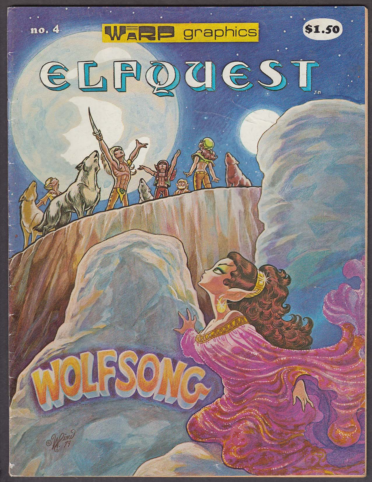 Image for ELFQUEST #4 Warp Graphics comic book 1979