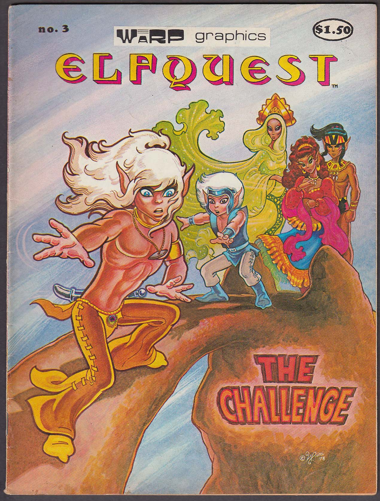 Image for ELFQUEST #3 Warp Graphics comic book 1978