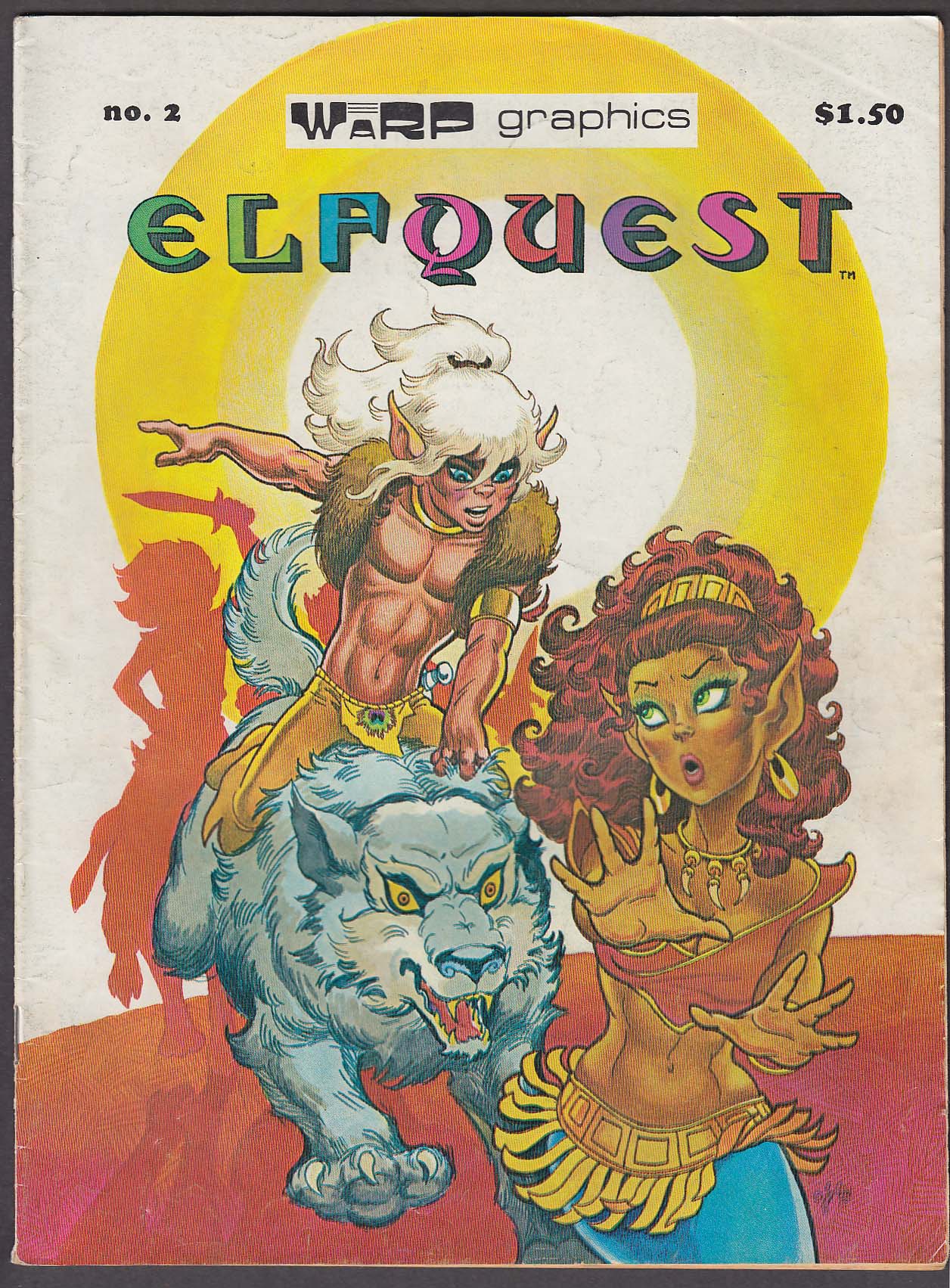 Image for ELFQUEST #2 Warp Graphics comic book 1978
