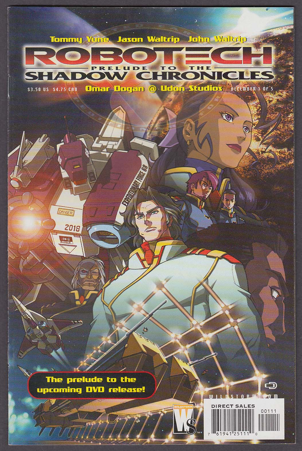 Image for ROBOTECH Prelude to the Shadow Chronicles #1 WildStorm comic book 12 2005