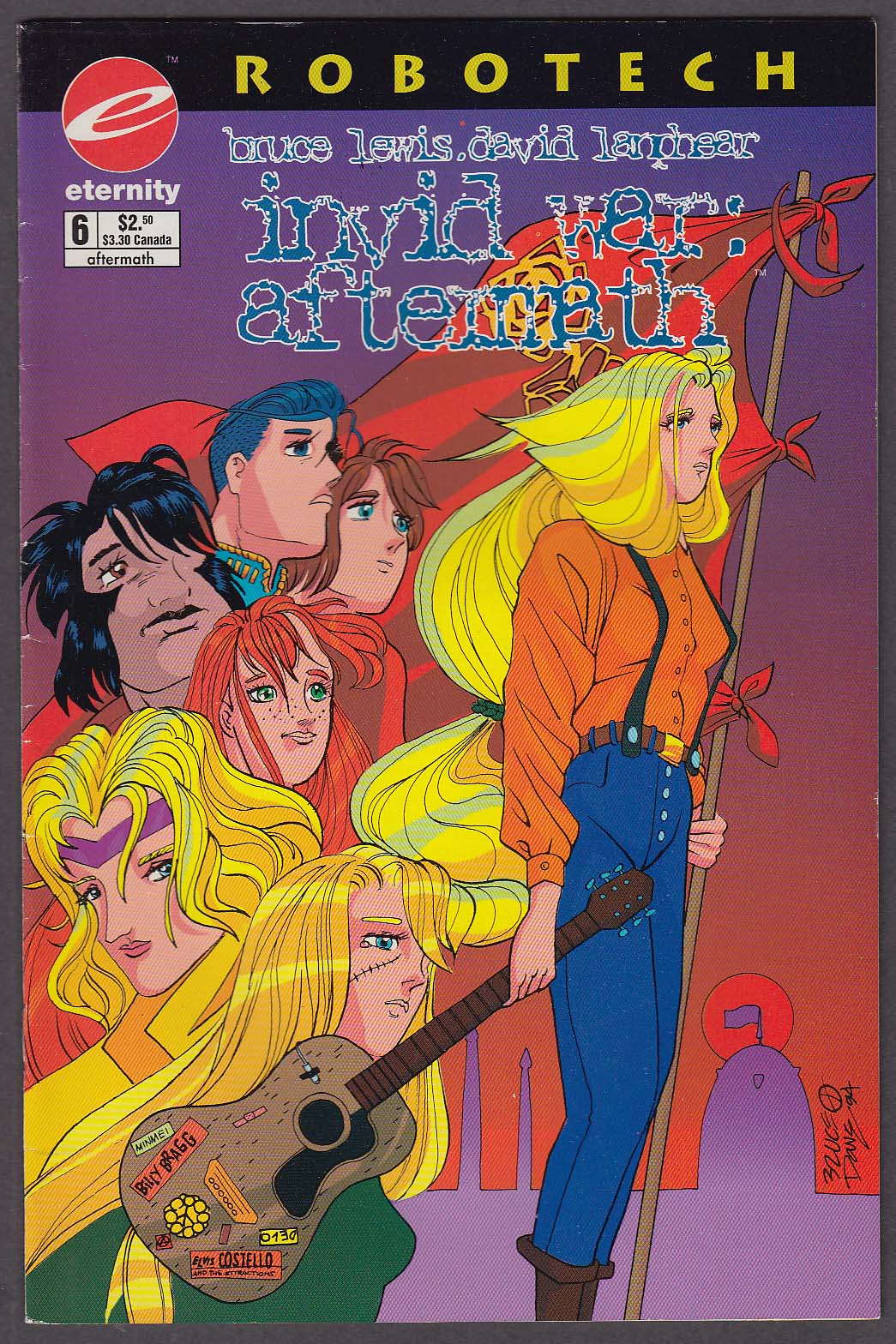 Image for ROBOTECH INVID WAR: AFTERMATH #6 Eternity comic book 1994
