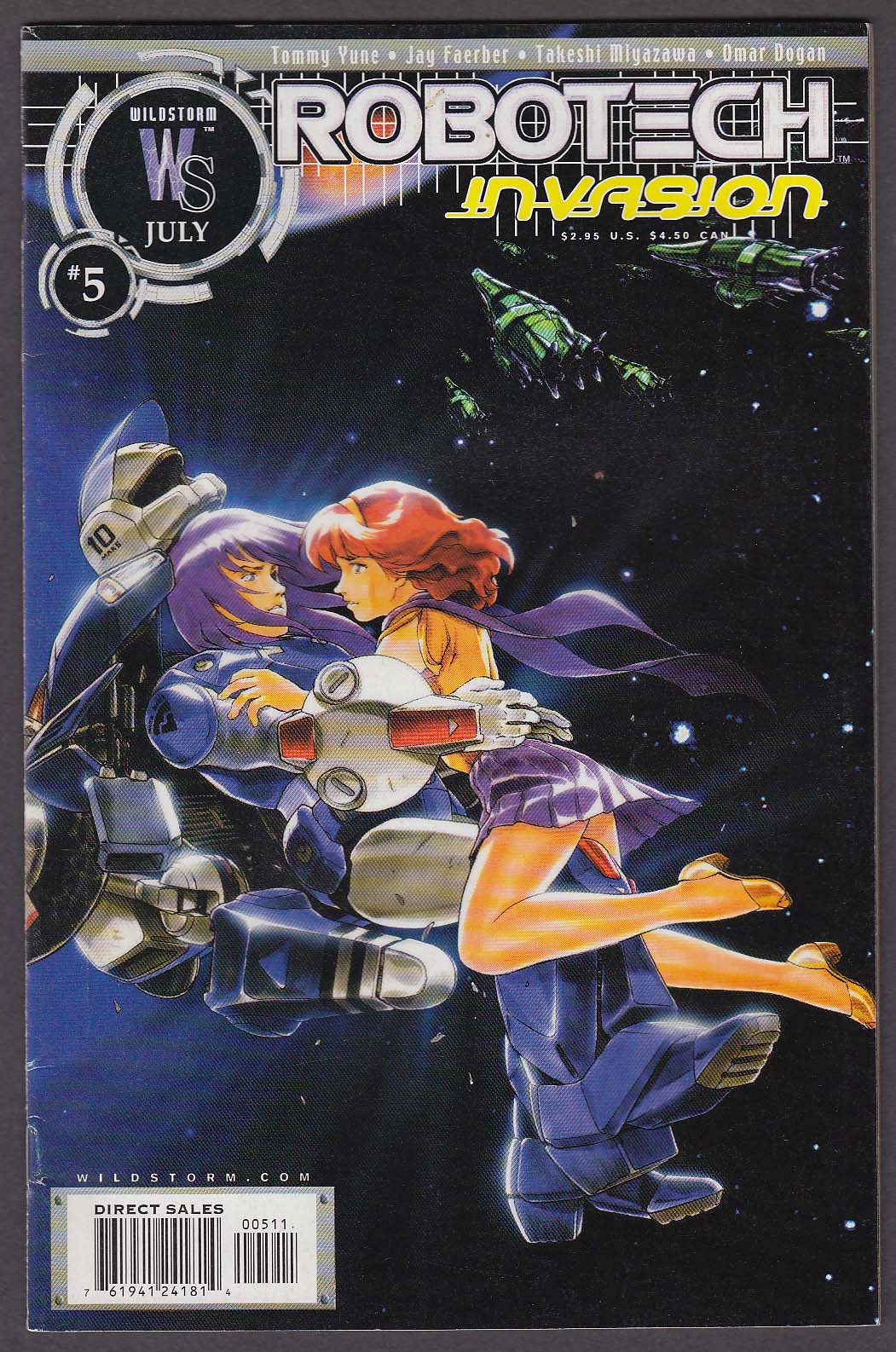 Image for ROBOTECH INVASION #5 WildStorm comic book 7 2004
