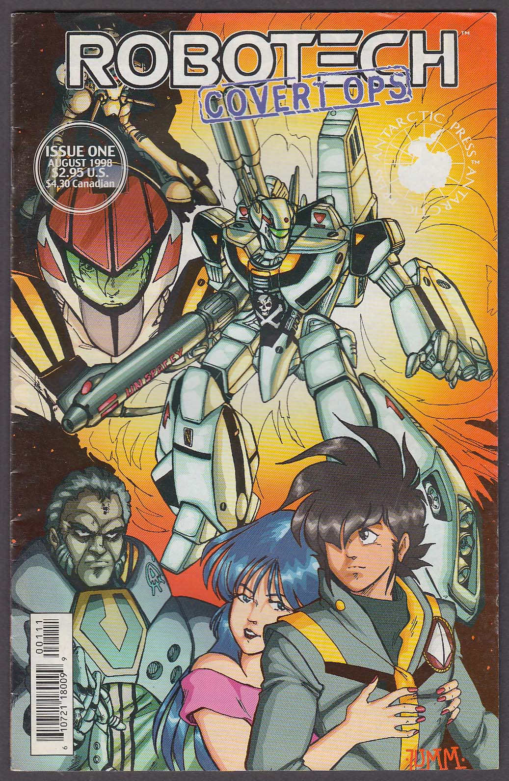Image for ROBOTECH COVERT OPS #1 Antarctic comic book 8 1998