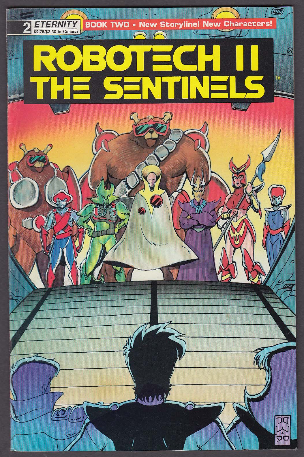 Image for ROBOTECH II: The Sentinels #2 Eternity comic book 8 1990