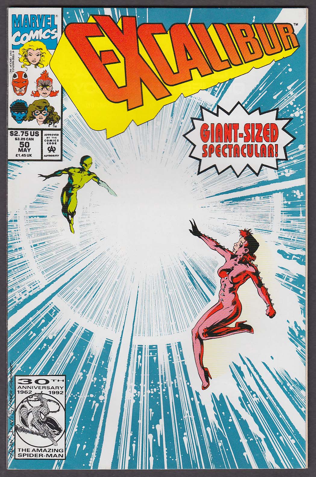 Image for EXCALIBUR #50 Marvel comic book 5 1992
