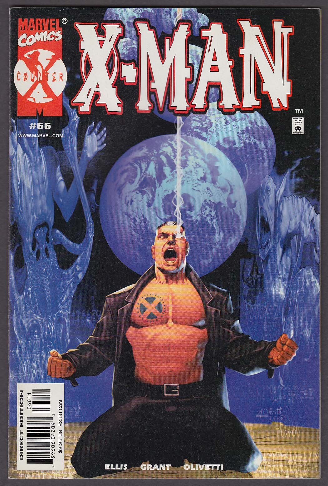 Image for X-MAN #66 Marvel comic book 8 2000