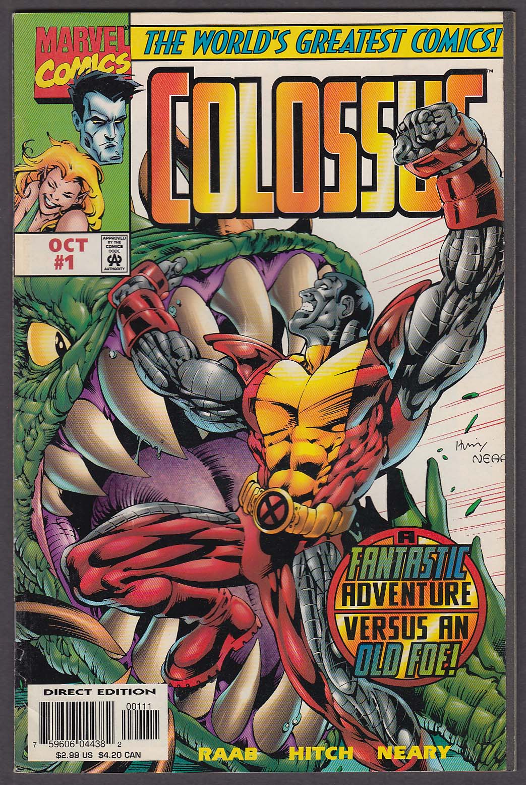 Image for COLOSSUS #1 Marvel comic book 10 1997