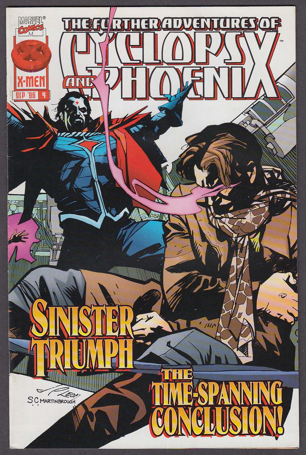 Image for Further Adventures of CYCLOPS & PHOENIX #4 Marvel X-Men comic book 9 1996
