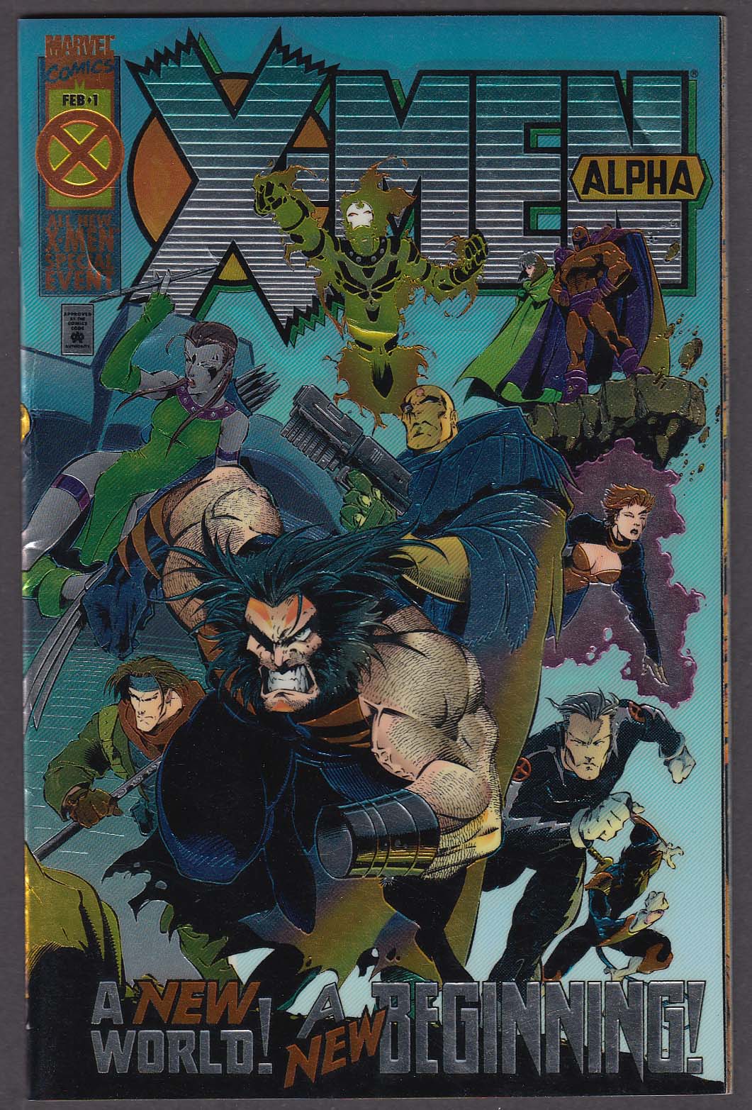 Image for X-MEN ALPHA Special Event Marvel comic book 2 1994