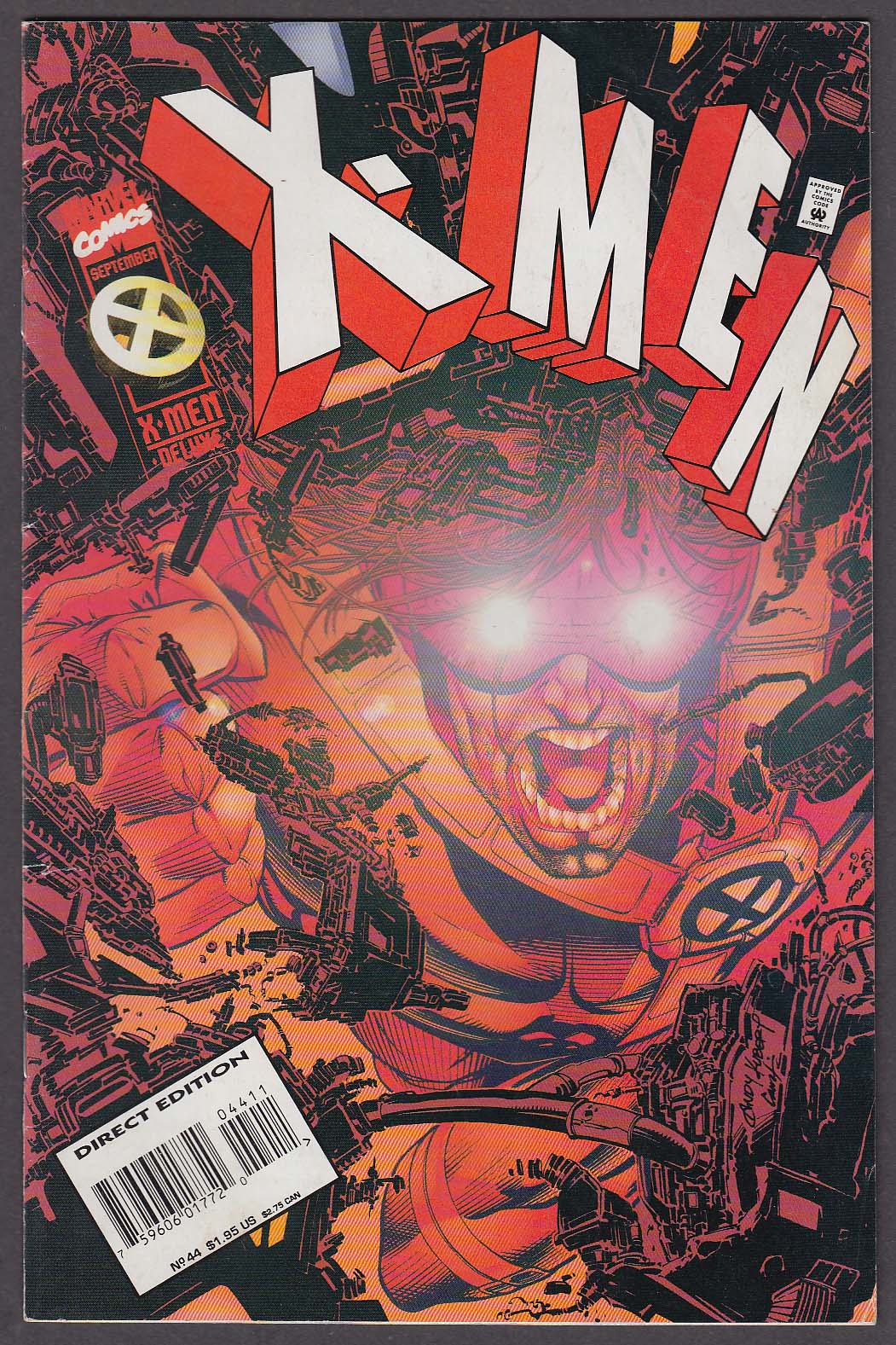 Image for X-MEN #44 Marvel comic book 9 1995