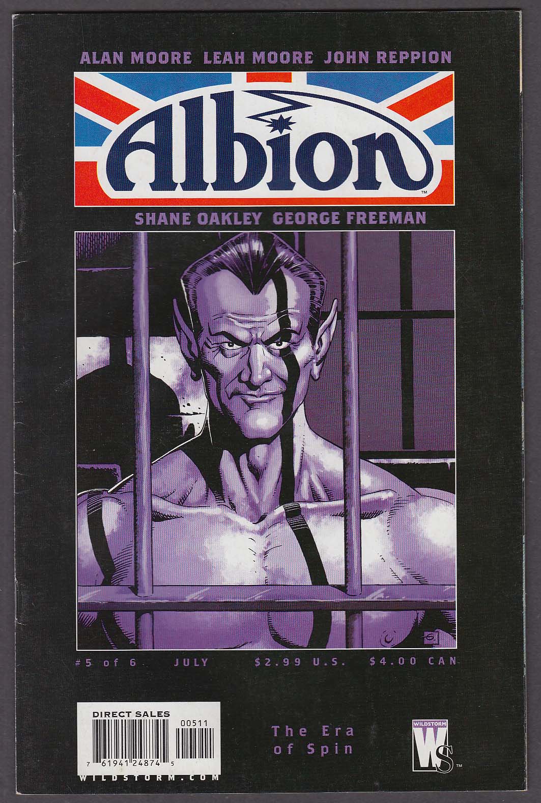 Image for ALBION #5 WildStorm comic book 7 2006 Alan Moore