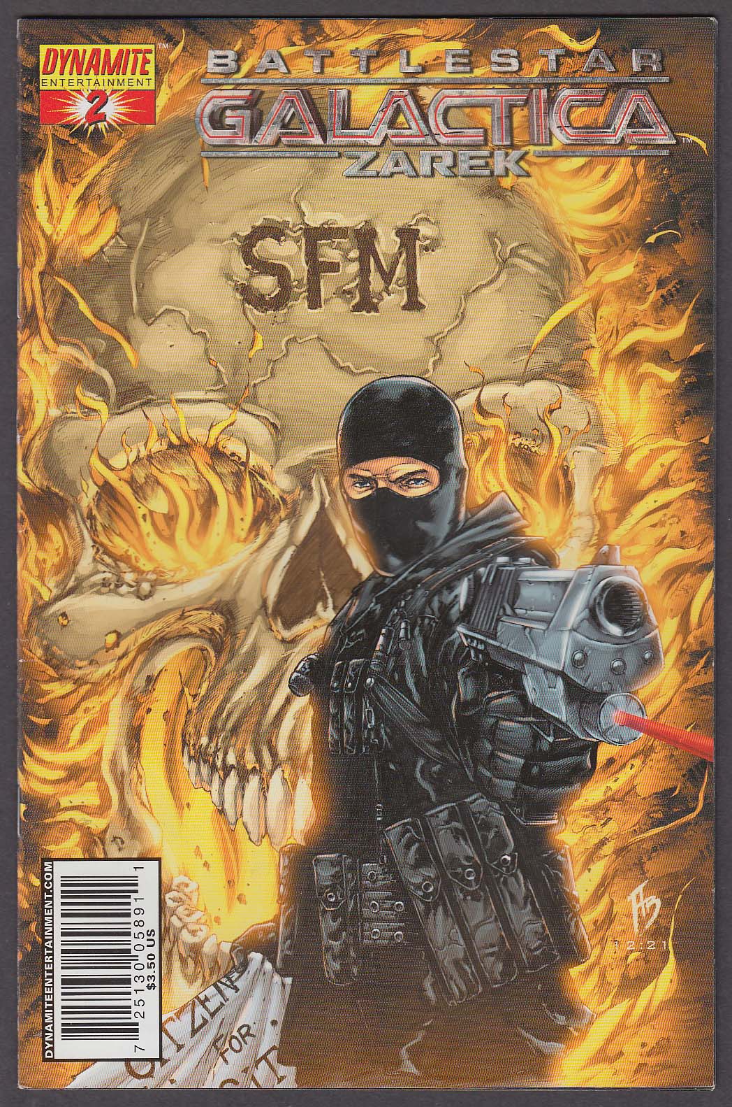 Image for BATTLESTAR GALACTICA ZAREK #2 Dynamite comic book 2007 1st Printing
