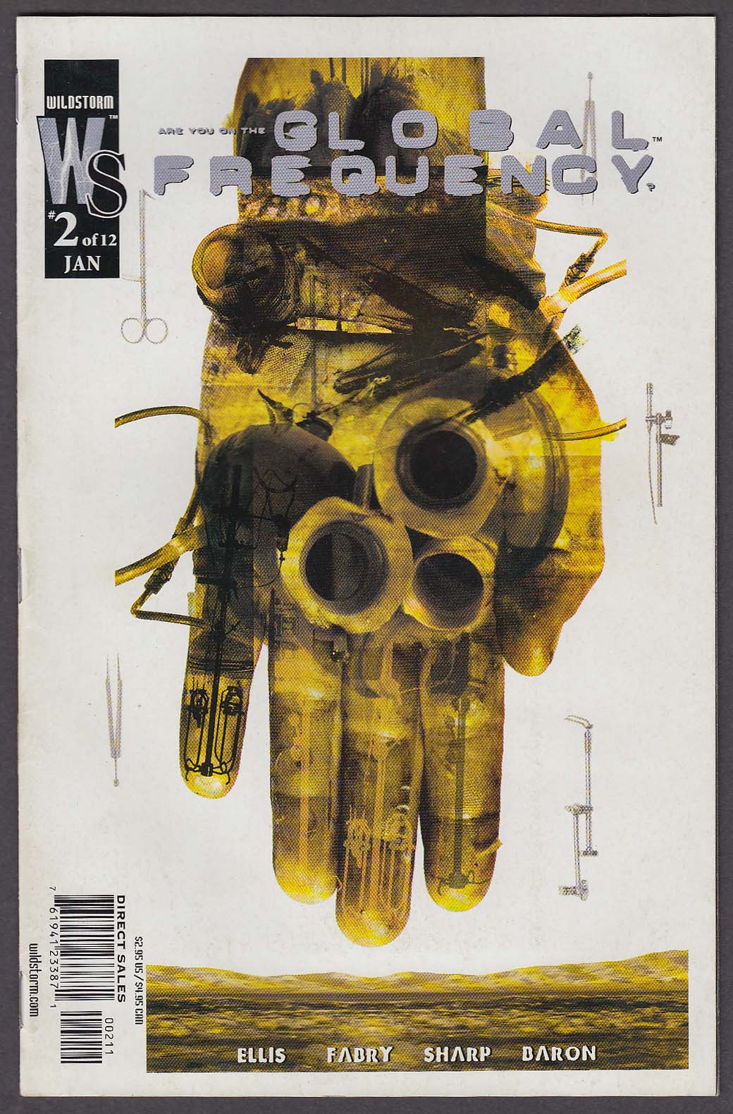 Image for GLOBAL FREQUENCY #2 WildStorm comic book 1 2003