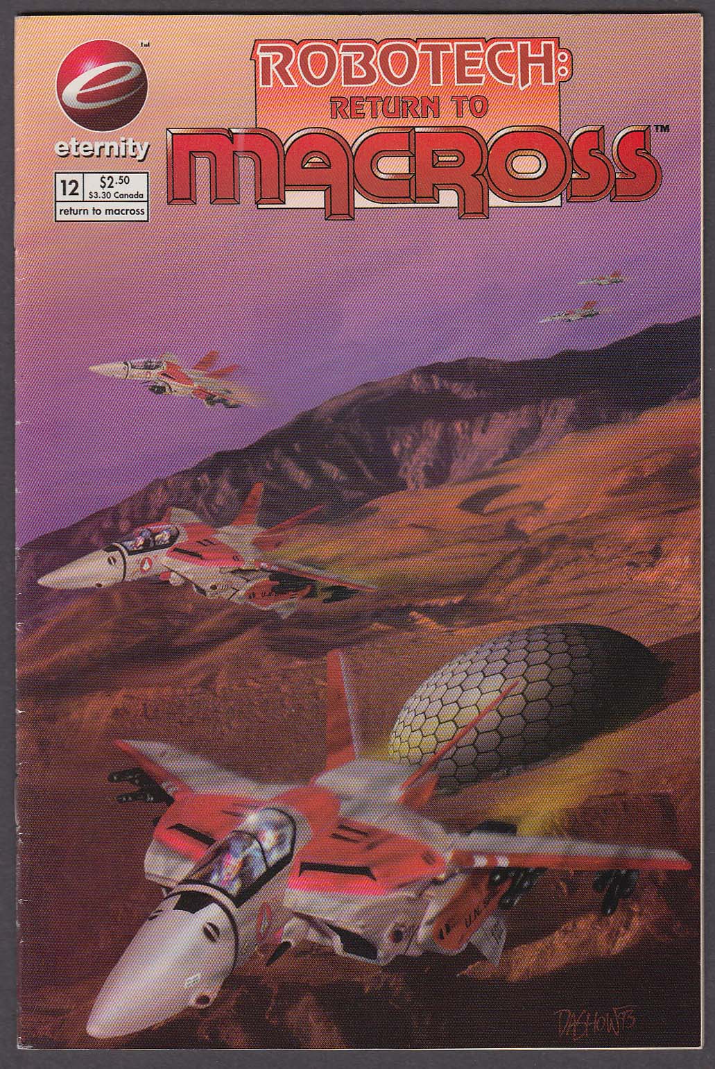 Image for ROBOTECH: Return to Macross #12 Eternity comic book 3 1994