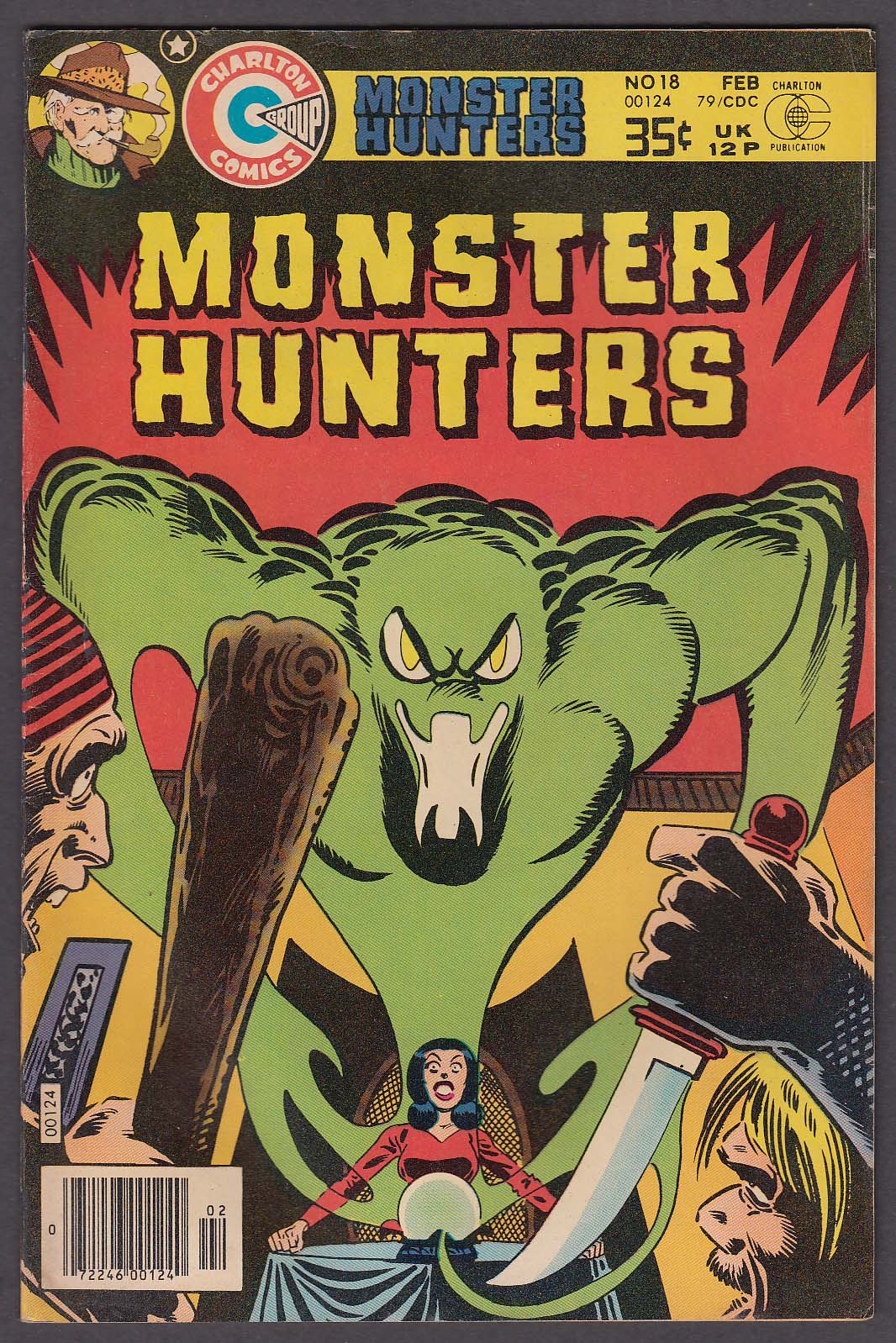 Image for MONSTER HUNTERS #18 Charlton comic book 2 1979