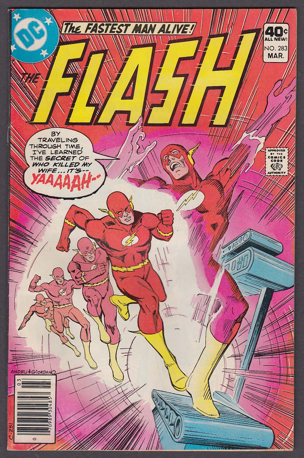 Image for FLASH #283 DC comic book 3 1980