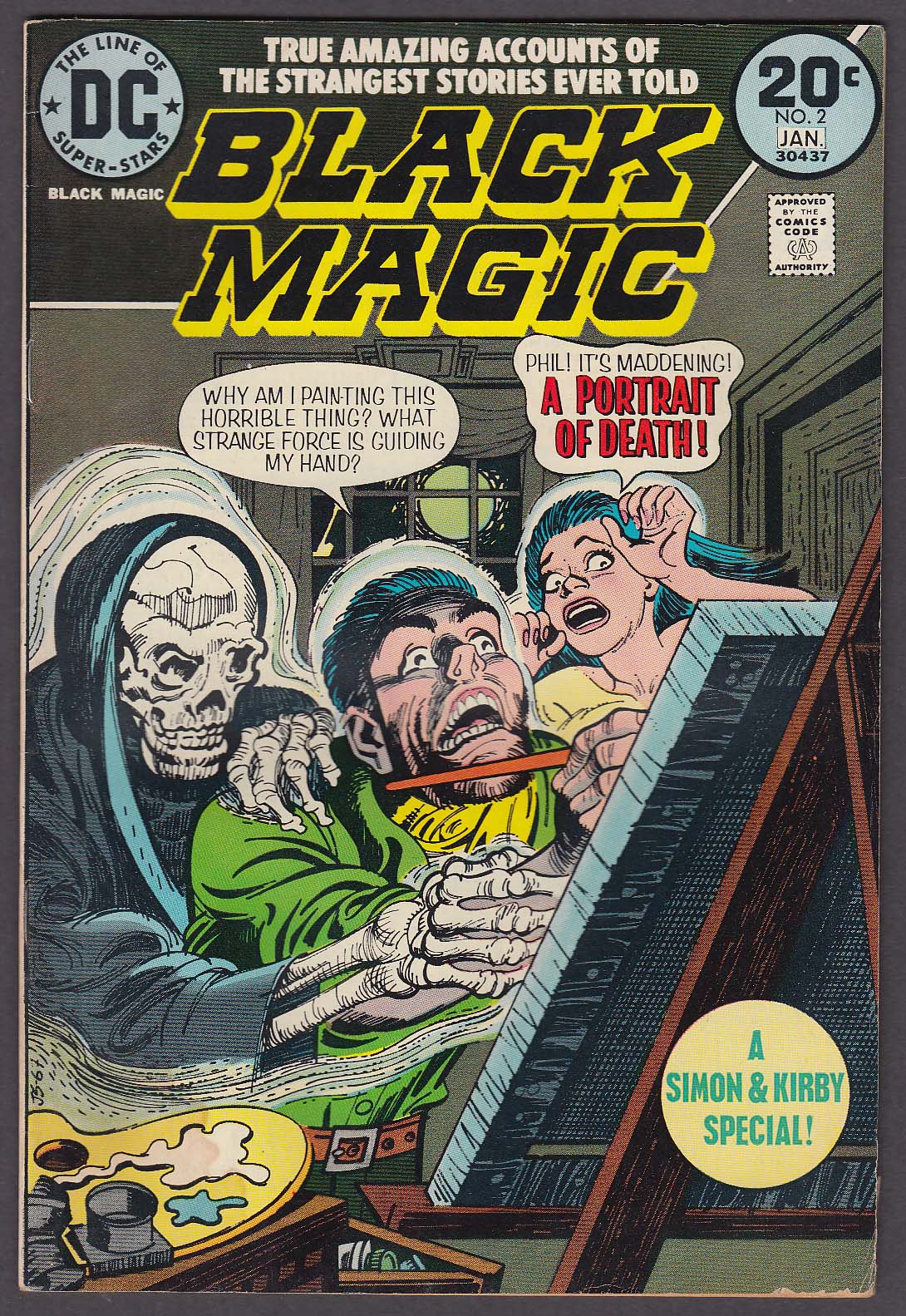 Image for BLACK MAGIC #2 DC comic book 1 1974 Simon & Kirby