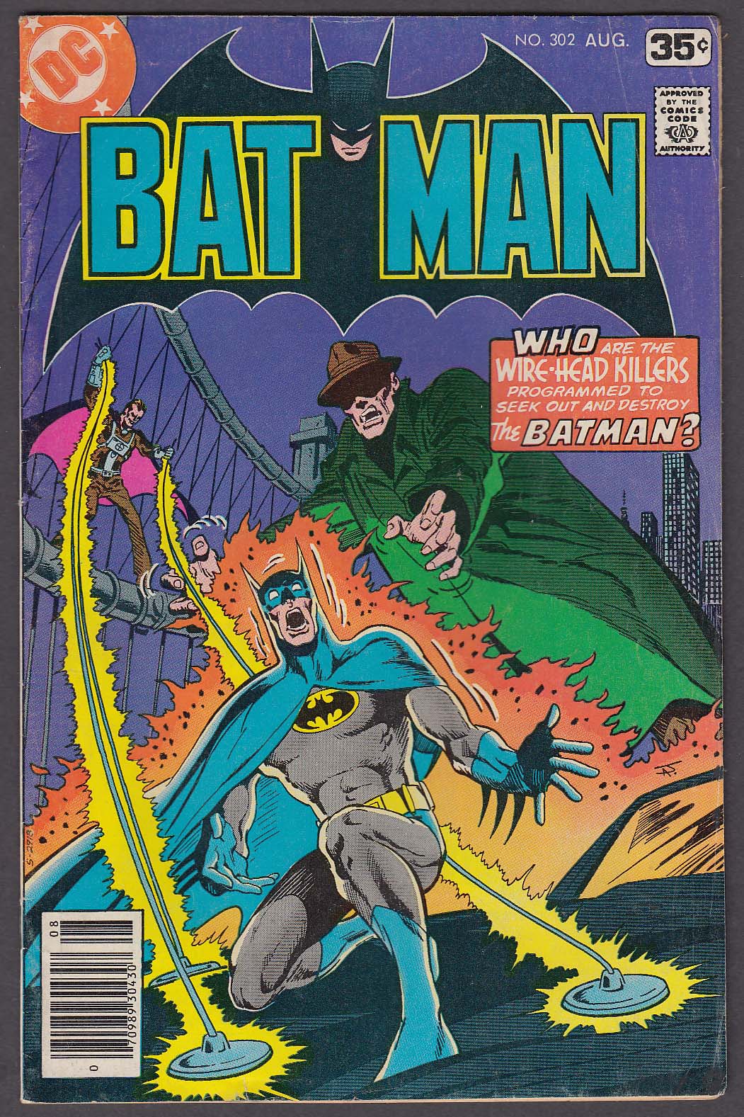 Image for BATMAN #302 DC comic book 8 1978