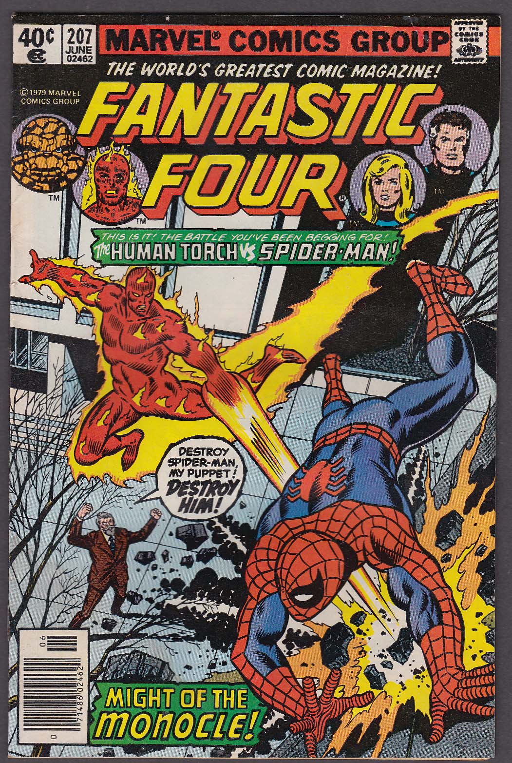 Image for FANTASTIC FOUR #207 Marvel comic book 6 1979