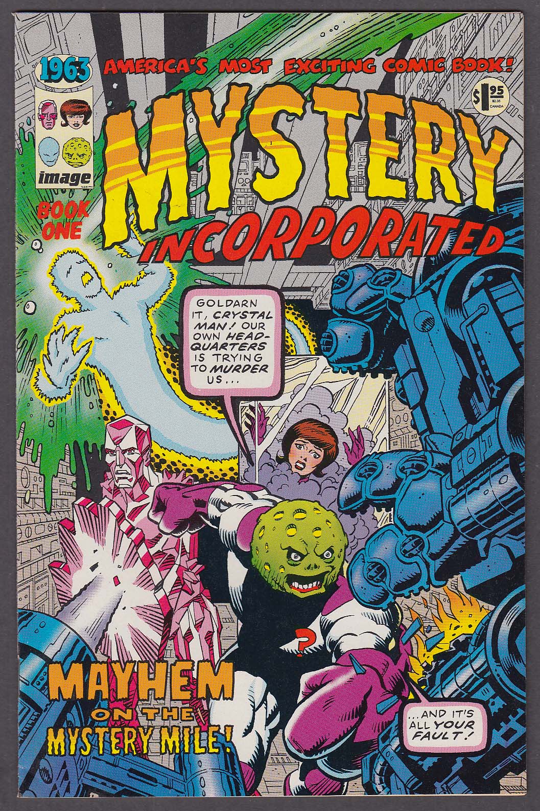 Image for 1963 BOOK ONE: MYSTERY INCORPORATED Image comic book 4 1993 1st Printing