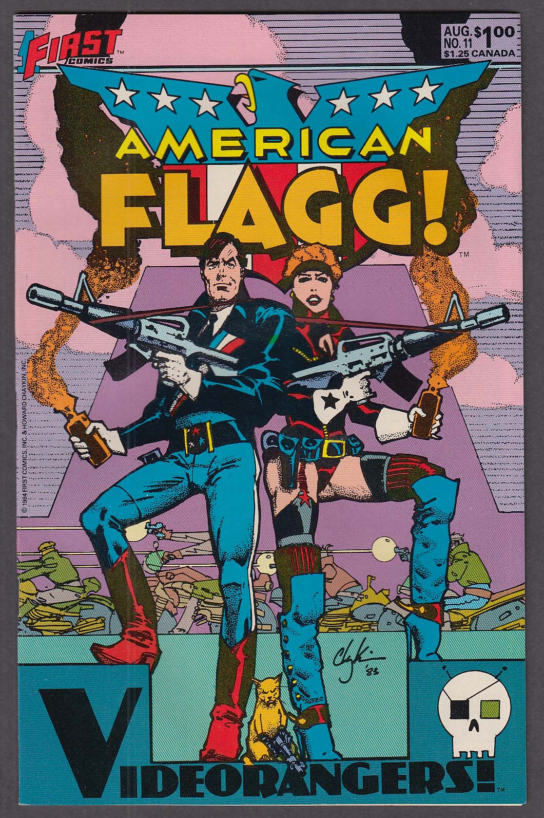 Image for AMERICAN FLAGG! #11 First comic book 8 1984