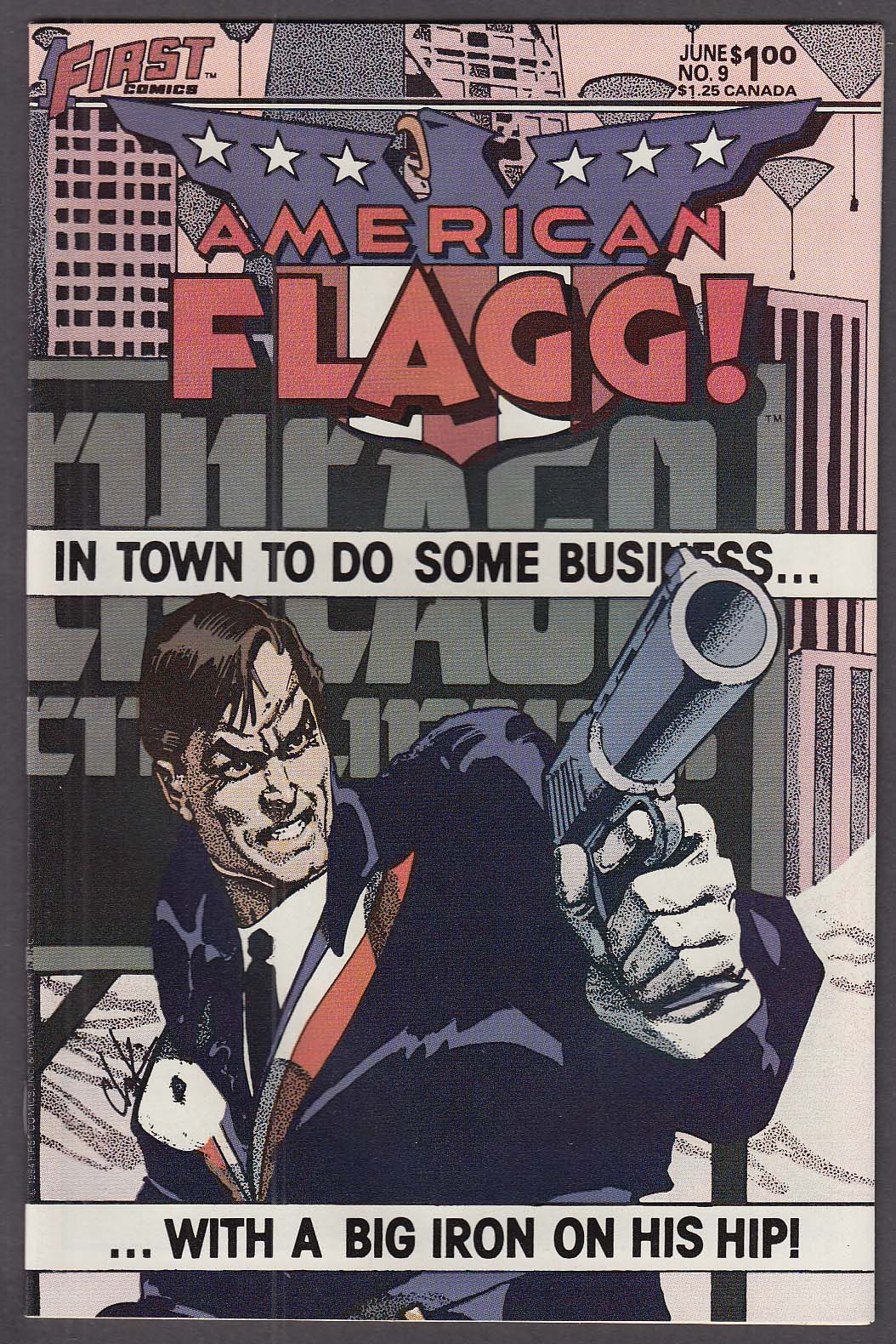 Image for AMERICAN FLAGG! #9 First comic book 6 1984