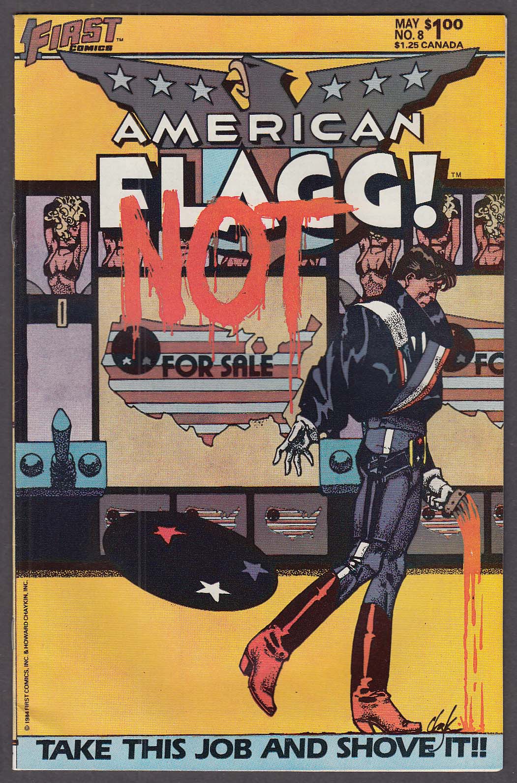 Image for AMERICAN FLAGG! #8 First comic book 5 1984