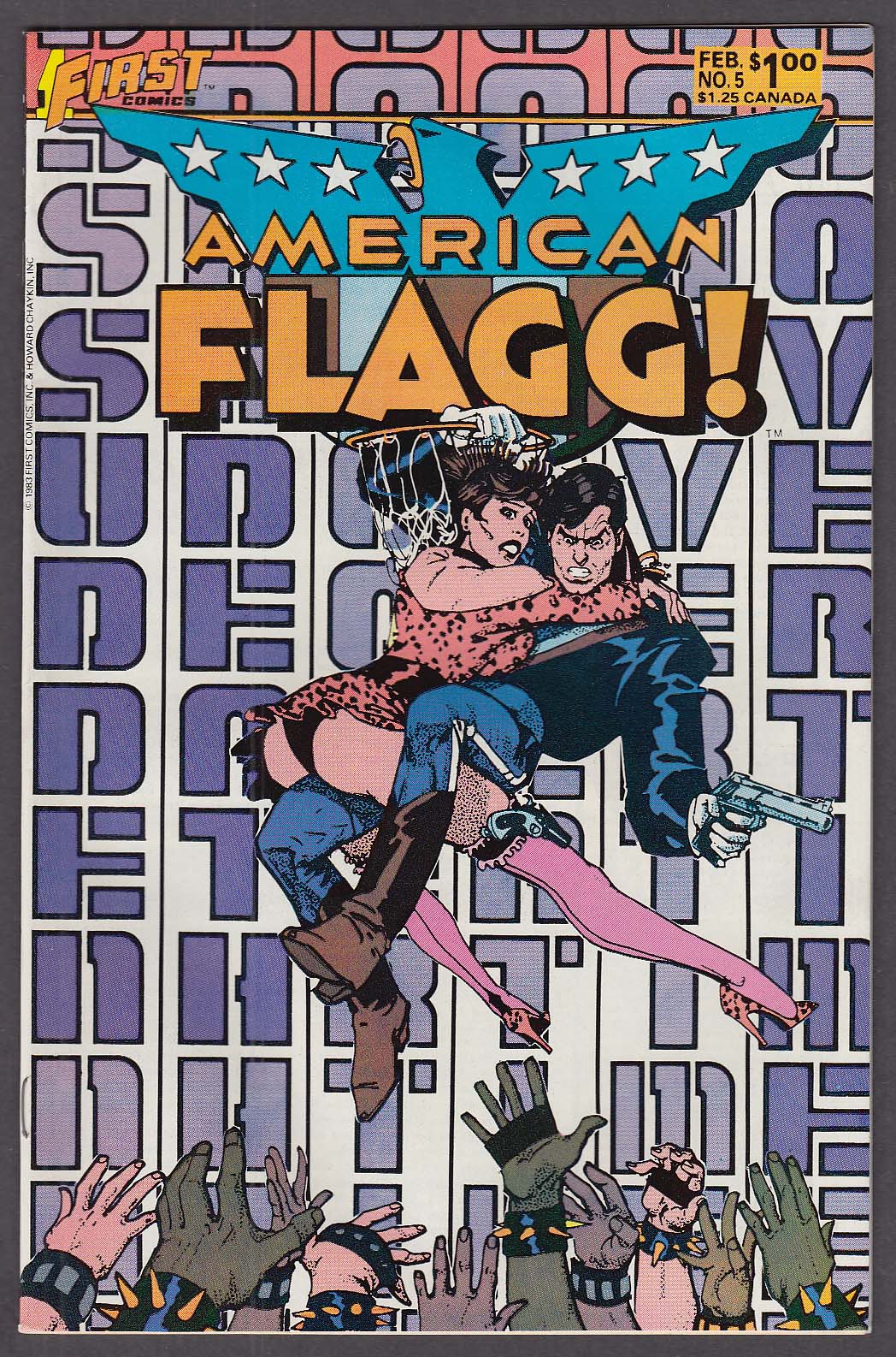 Image for AMERICAN FLAGG! #5 First comic book 1 1984