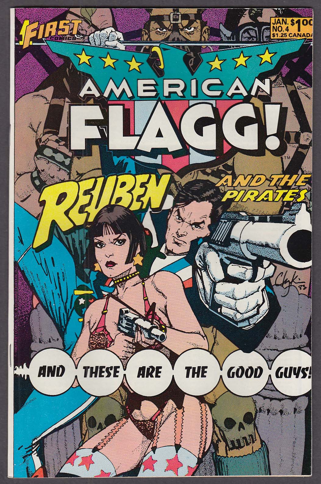 Image for AMERICAN FLAGG! #4 First comic book 1 1984