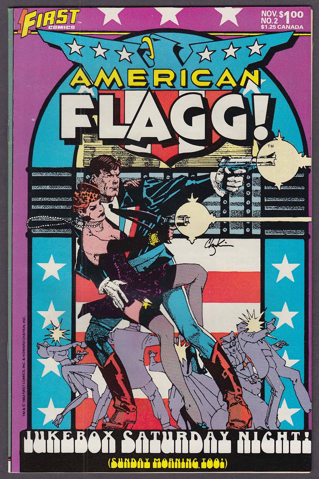 Image for AMERICAN FLAGG! #2 First comic book 11 1983