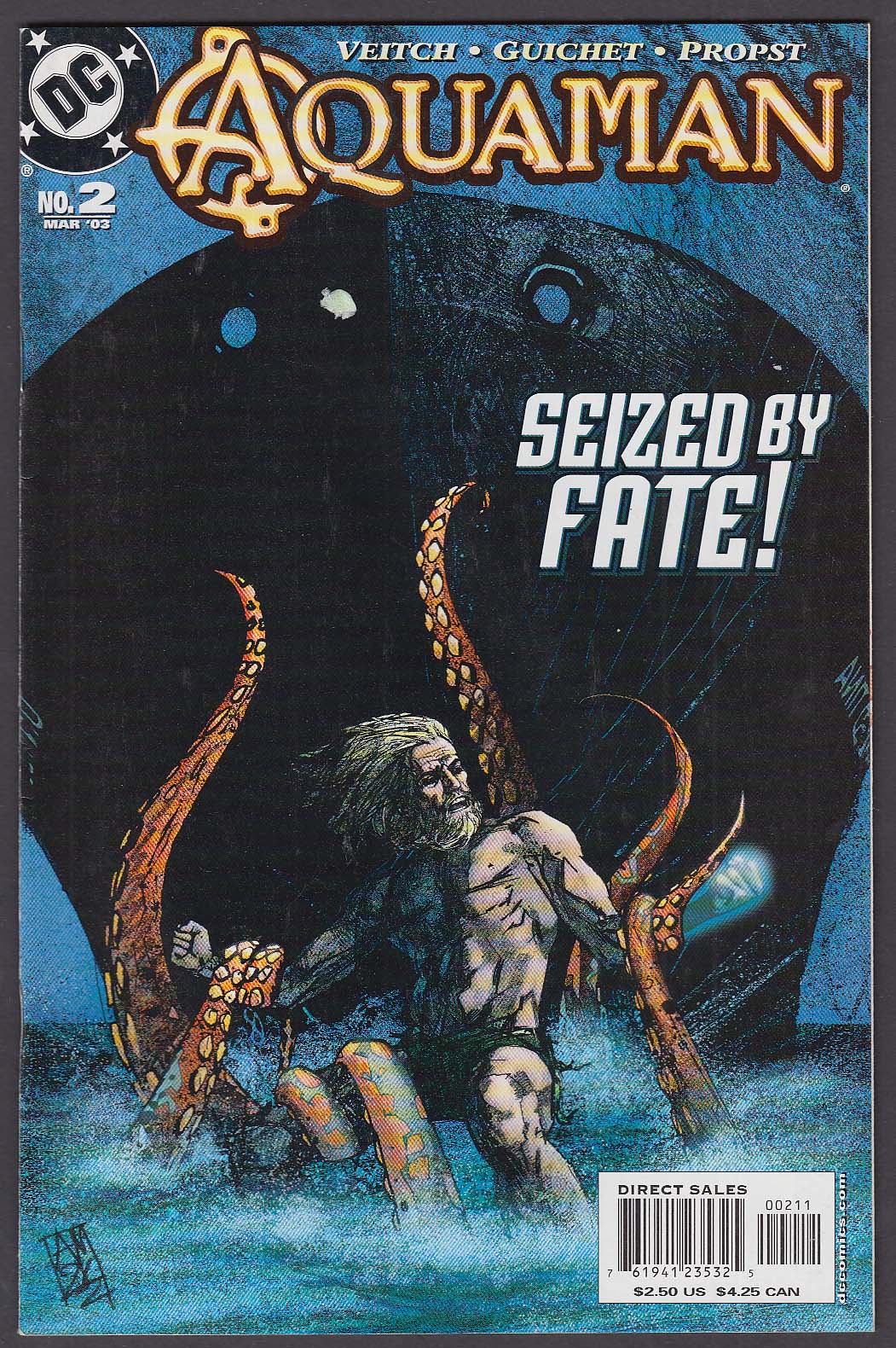Image for AQUAMAN #2 DC comic book 3 2003