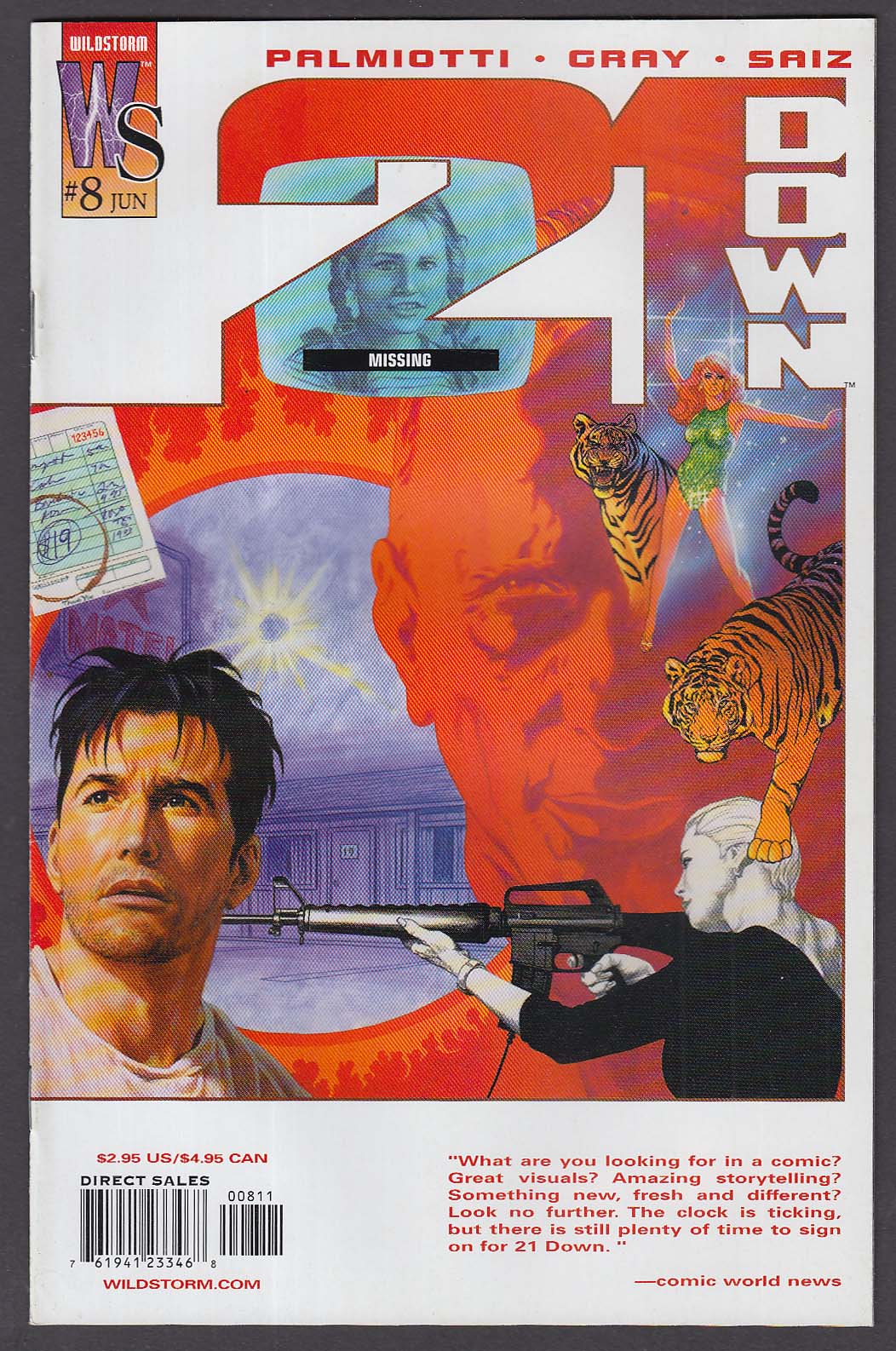 Image for 21 DOWN #8 WildStorm comic book 6 2003