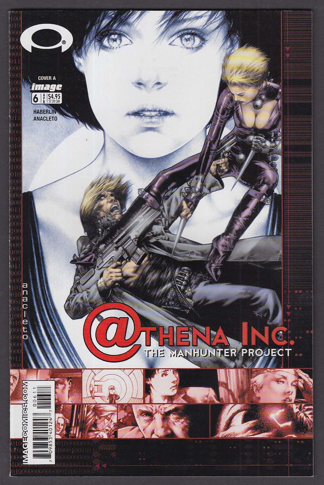 Image for ATHENA INC The Manhunter Project #6 Image comic book 4 2003 1st printing