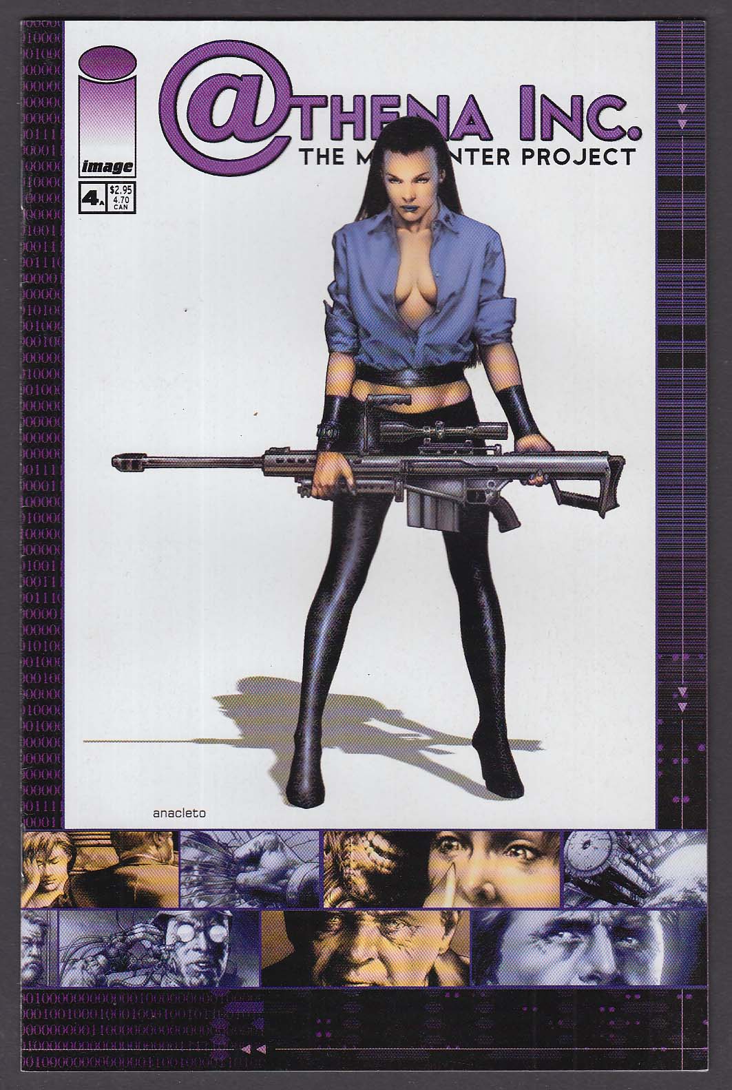 Image for ATHENA INC The Manhunter Project #4 Image comic book 10 2002 1st printing