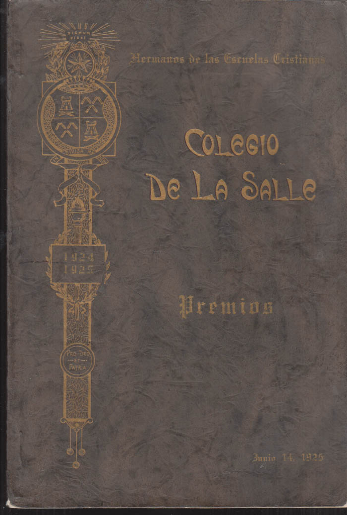 Image for Colegio De La Salle School Yearbook Class of 1925 Havana Cuba
