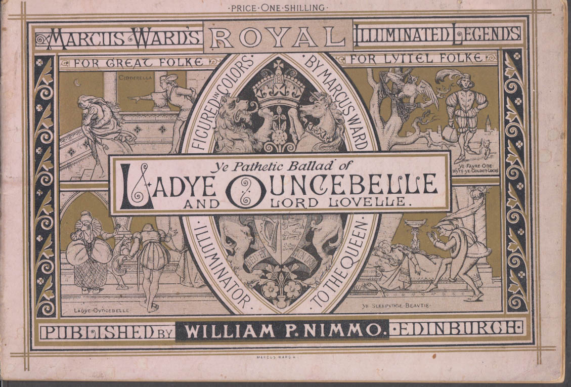 Image for Pathetic Ballad of Ladye Ouncebelle & Lord Lovelle Illuminated Legend 1883