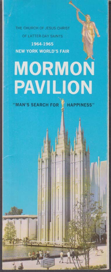Image for New York World's Fair Mormon Pavilion information folder 1964 1965