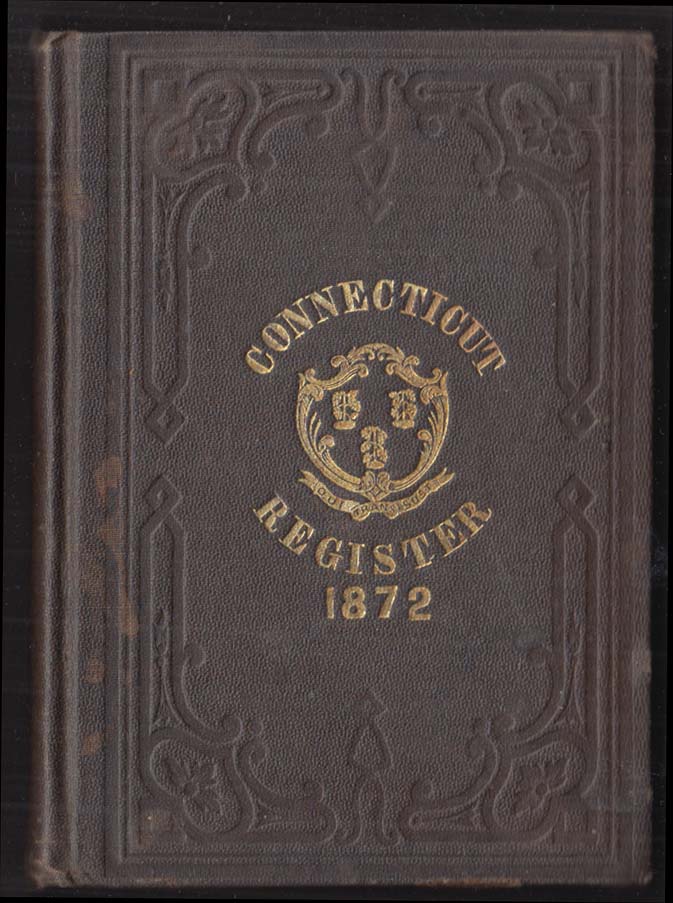 Image for The Conncticut Register & State Calendar 1872 w/ local ads