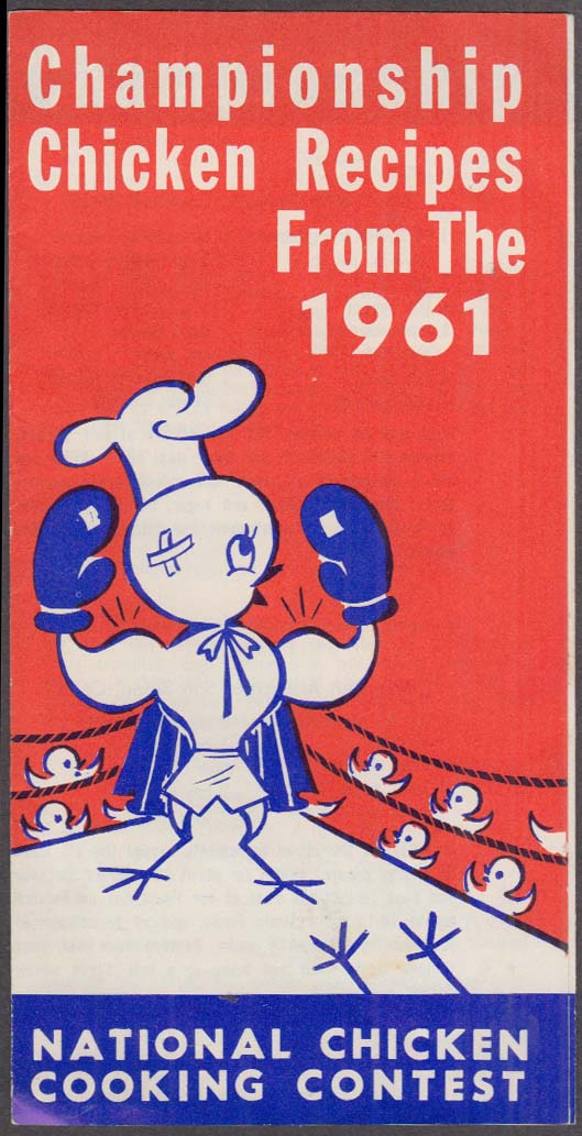 Image for National Chicken Cooking Contest Championship Recipes fldr 1961 Delmarva Poultry