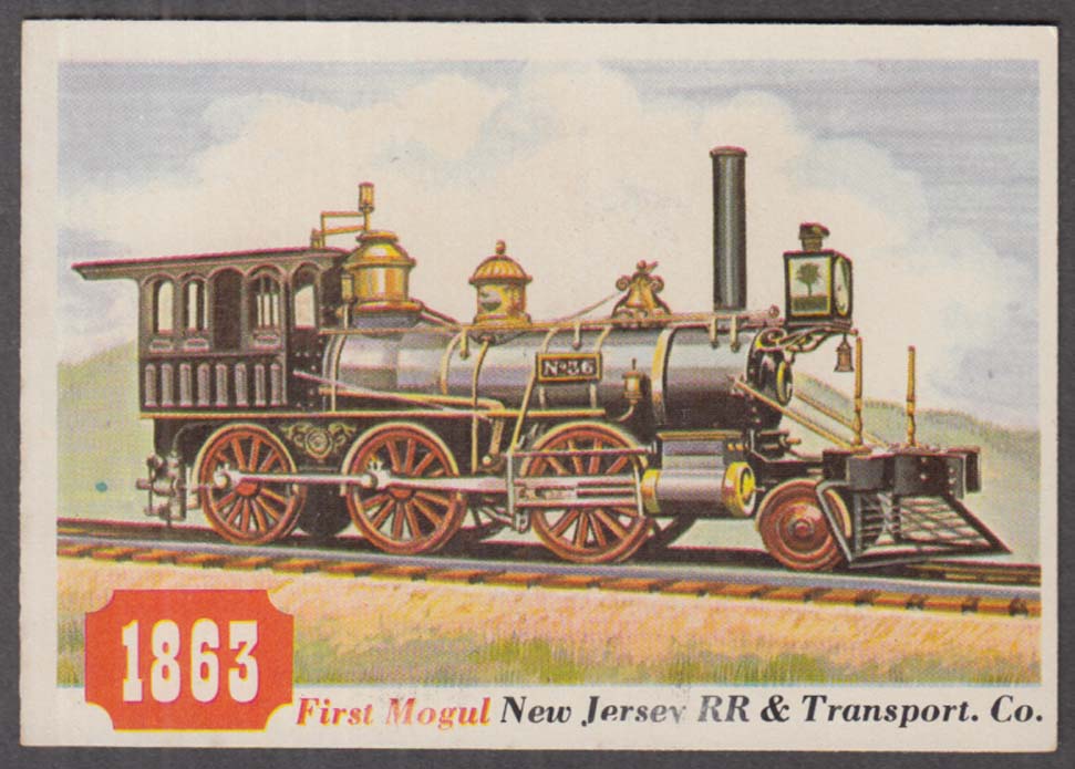 Image for Topps Rails & Sails Card #78 1st Mogul New Jersey RR & Transit