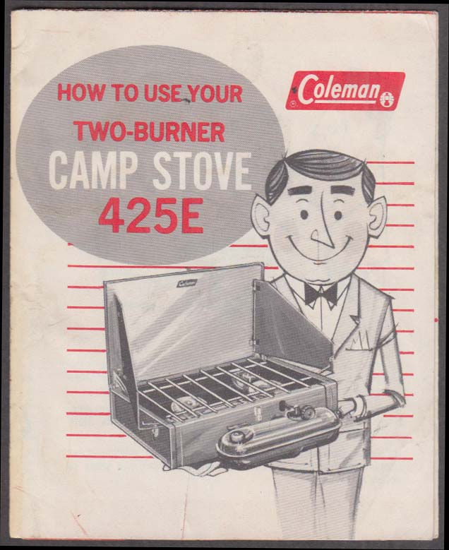 Image for Coleman Camp Stove Model 425E Instructions folder 1971