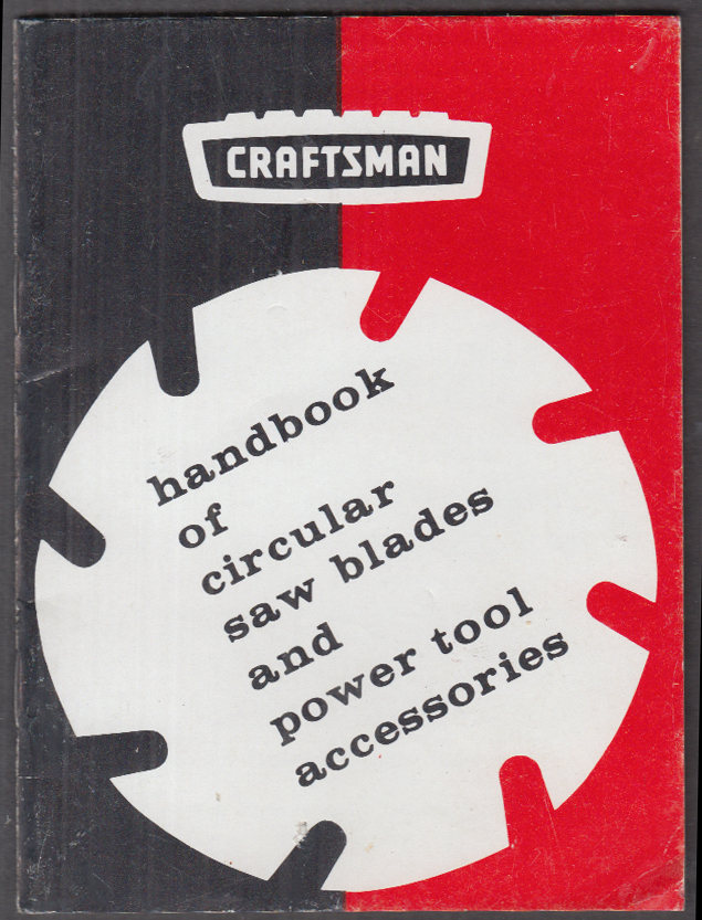 Image for Craftsman Handbook of Circular Saw Blades & Power Tool Accessories 1965