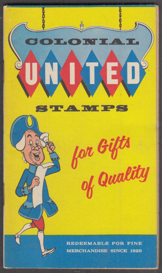Image for Colonial United Trading Stamps savings book 1961 unused