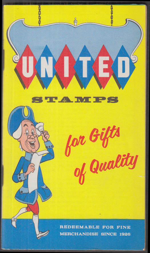 Image for United Trading Stamps savings book 1962 unused