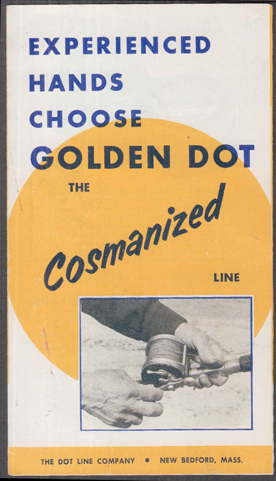 Image for Experienced Hands Chose Golden Dot Cosmanized Fishing Line folder 1950s
