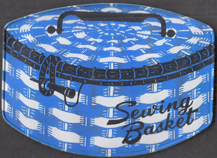 Image for South Brooklyn Savings Bank Sewing Basket sewing kit unused ca 1960s