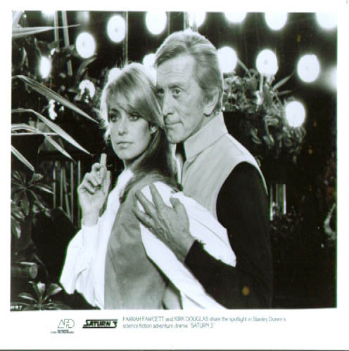 Image for Kirk Douglas Farrah Fawcett Saturn 3 8x10 #3
