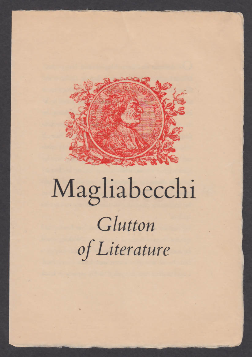 Image for Magliabecchi Glutton Literature 1961 folder
