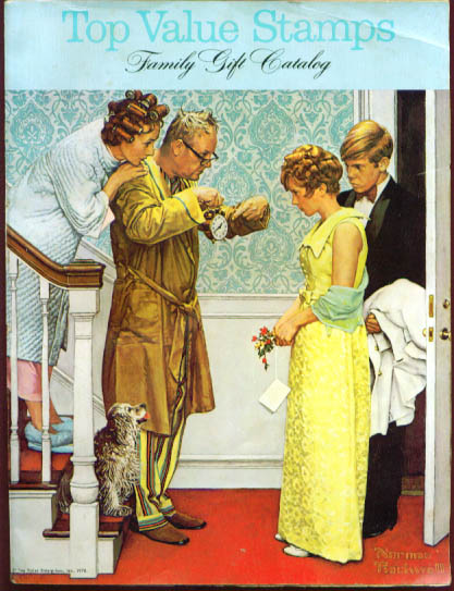 Image for 1970 Top Value Stamps Norman Rockwell catalog