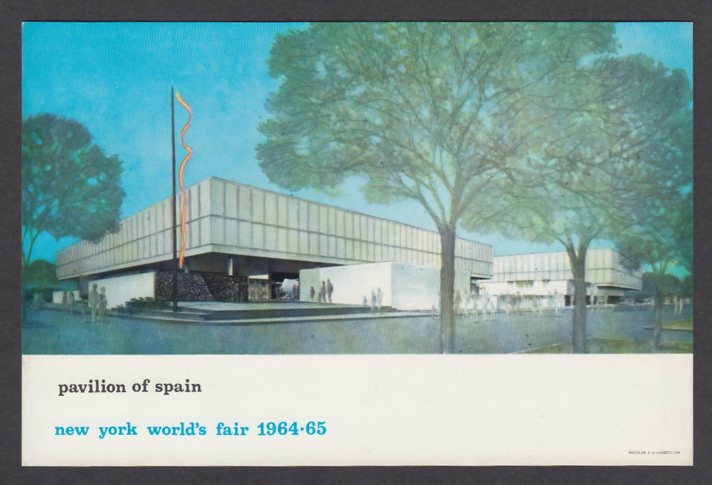 Image for 3 Postcards from Pavilion of Spain New York World's Fair 1964-1965